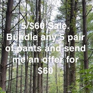 5/$60 Pants Sale